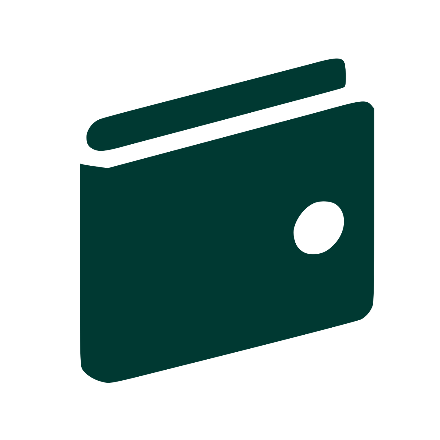Wallet Geometric Logo #003932