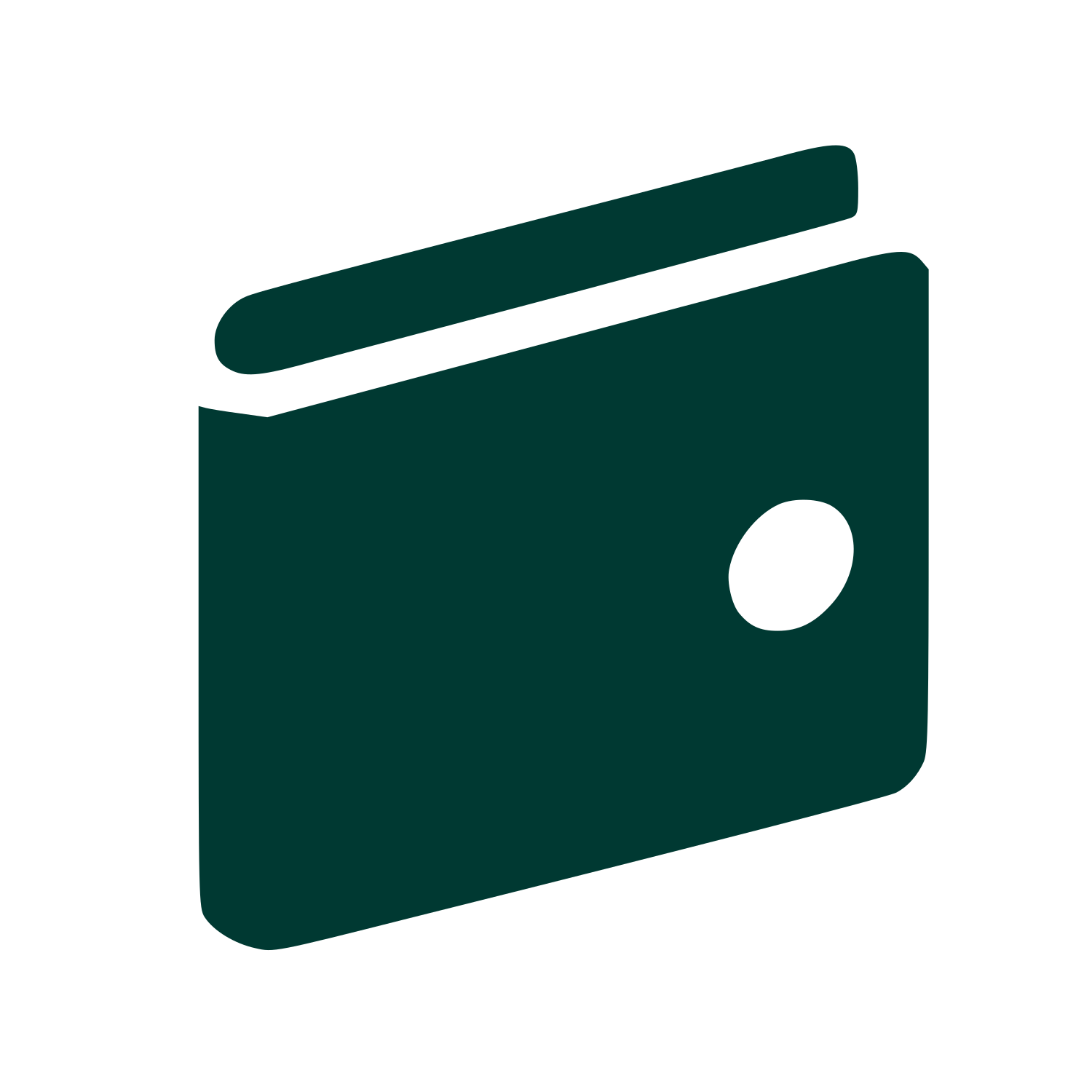Wallet Geometric Logo #003932