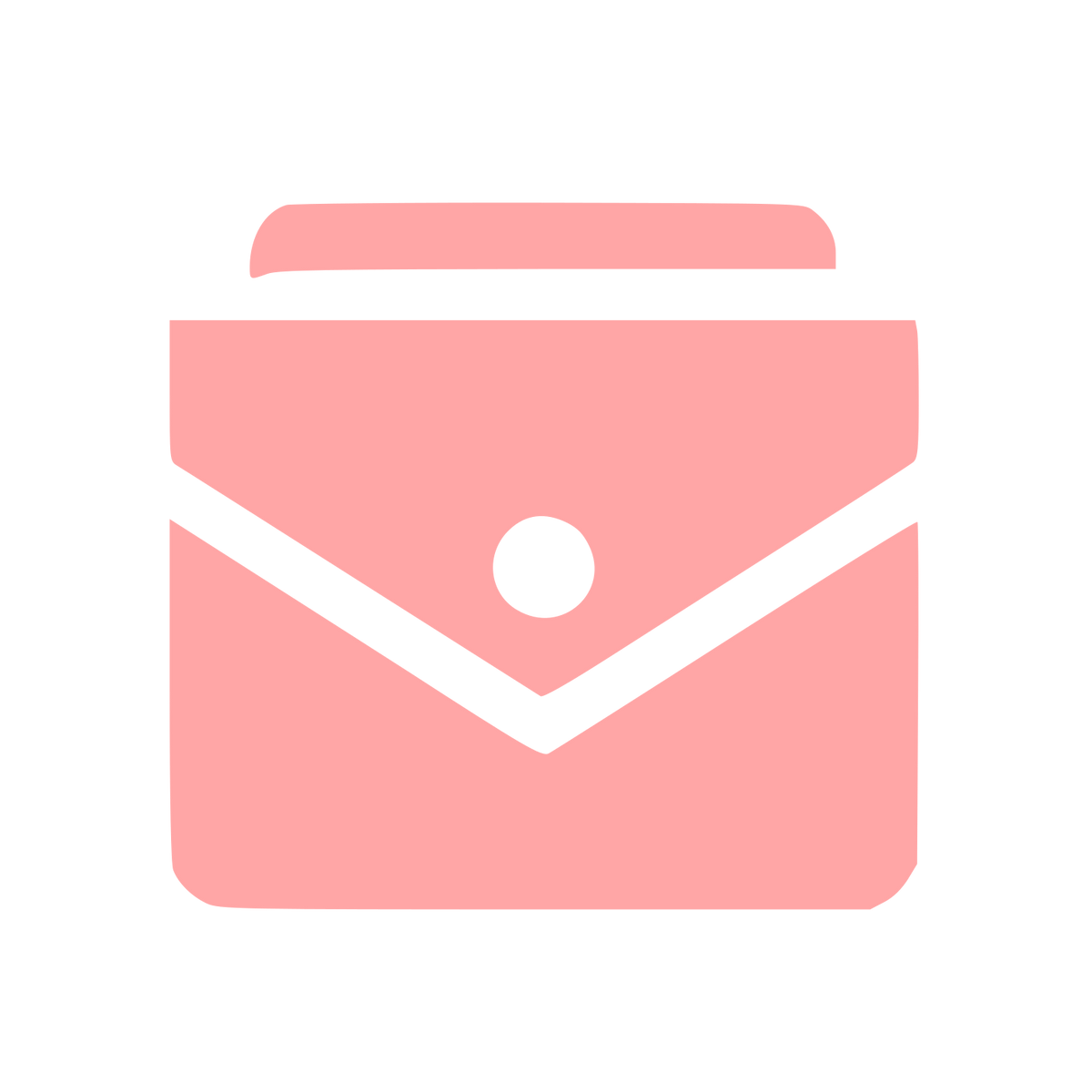 Bold Wallet Logo #ffa6a6