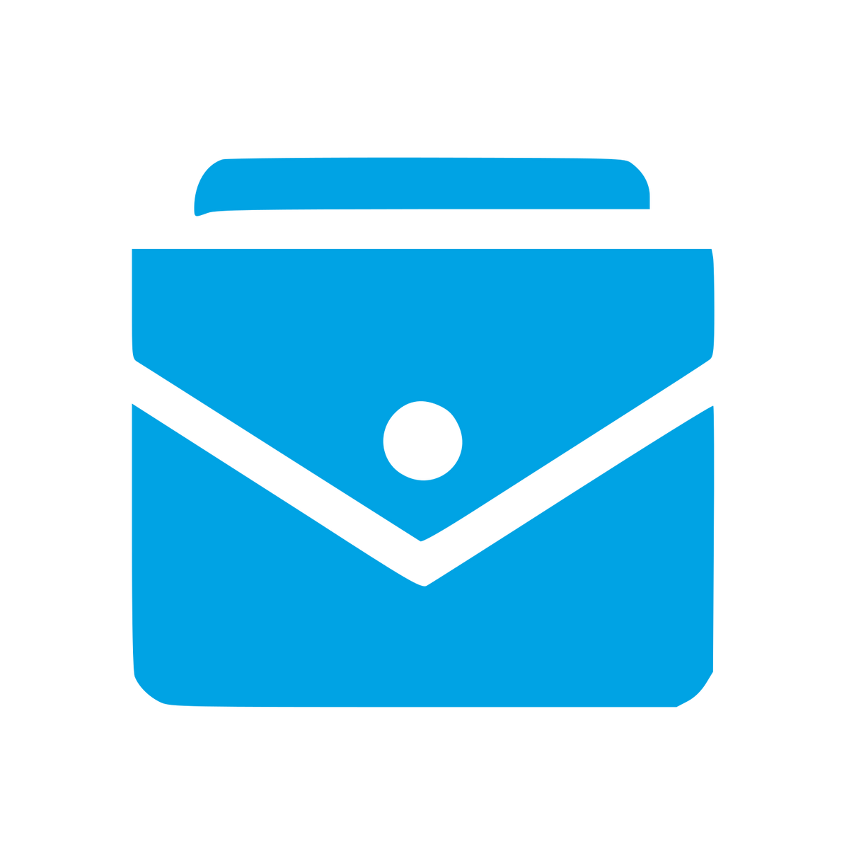 Bold Wallet Logo #00a3e4