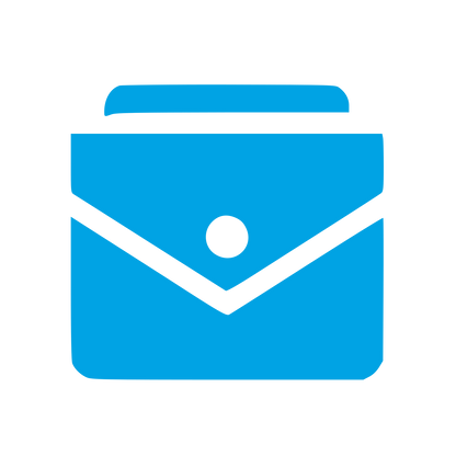 Bold Wallet Logo #00a3e4