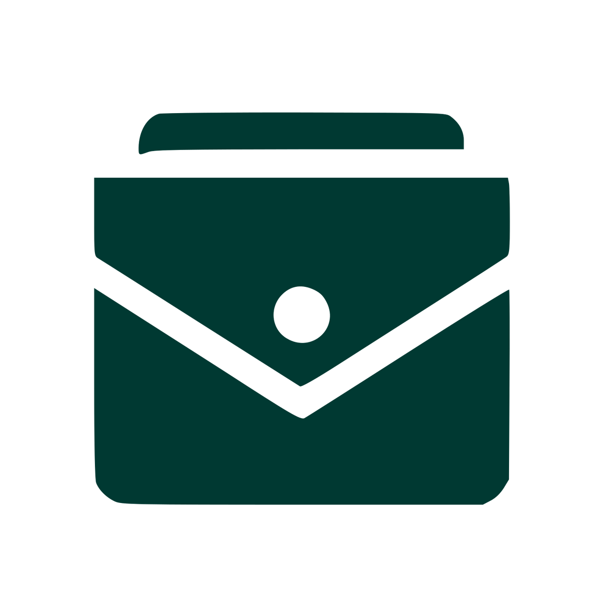 Bold Wallet Logo #003932