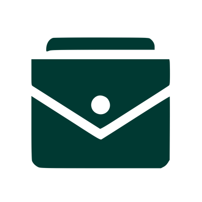 Bold Wallet Logo #003932