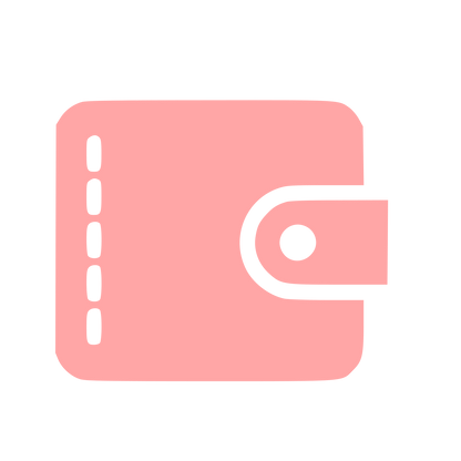 Bold Wallet Logo #ffa6a6