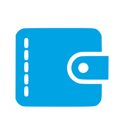 Bold Wallet Logo #00a3e4