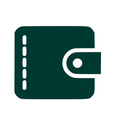 Bold Wallet Logo #003932
