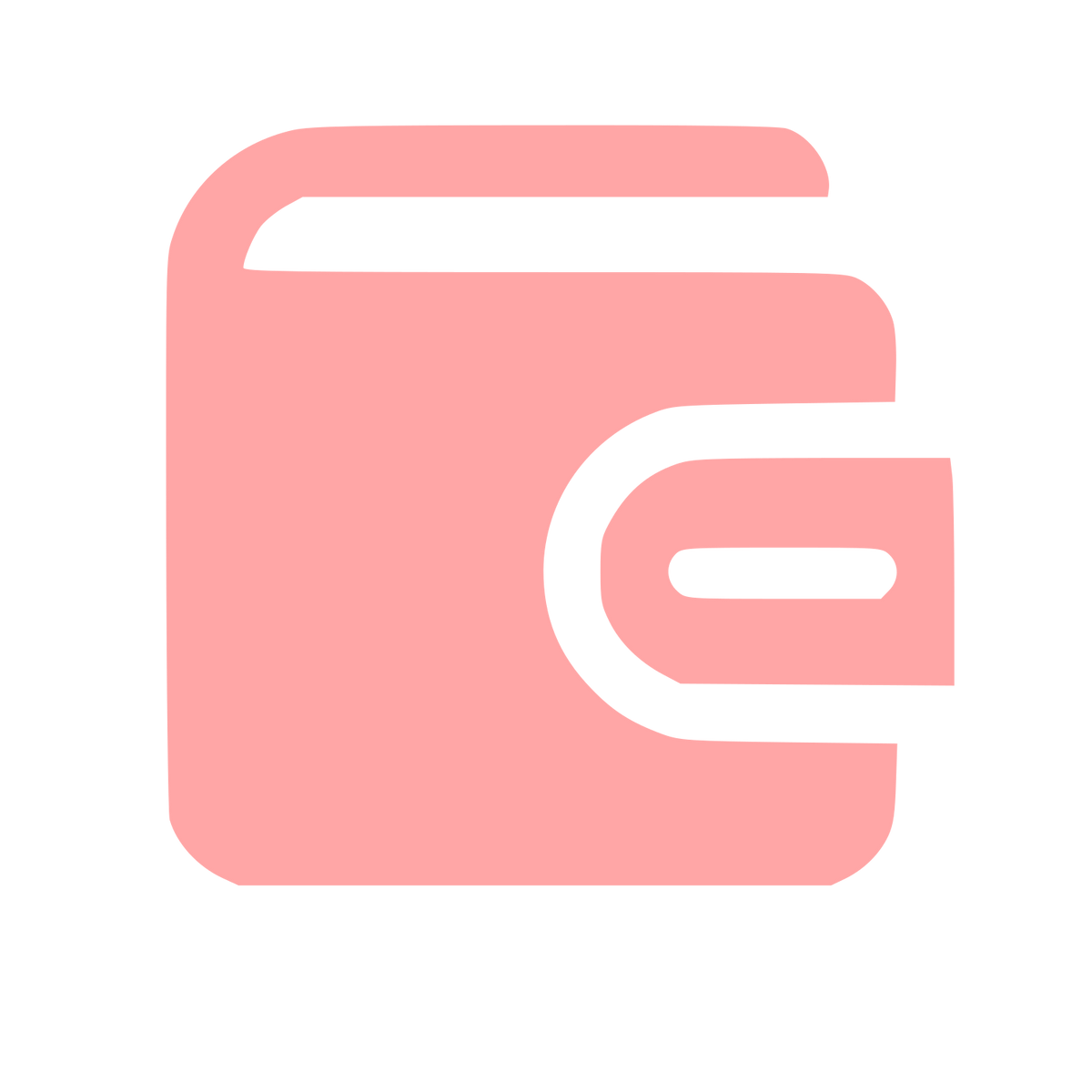 Bold Wallet Logo #ffa6a6
