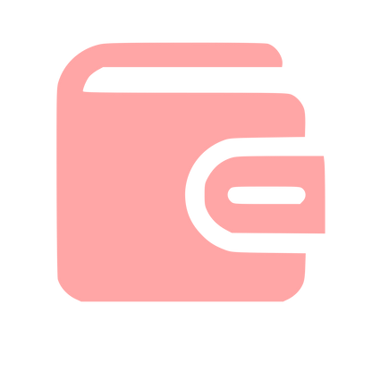 Bold Wallet Logo #ffa6a6