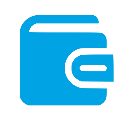 Bold Wallet Logo #00a3e4