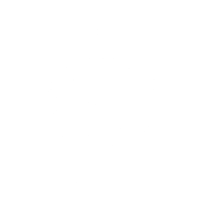 Heart Urn Monoline Logo #ffffff