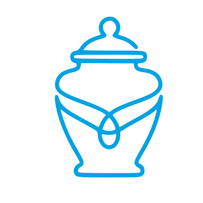Monoline Urn Logo #00a3e4
