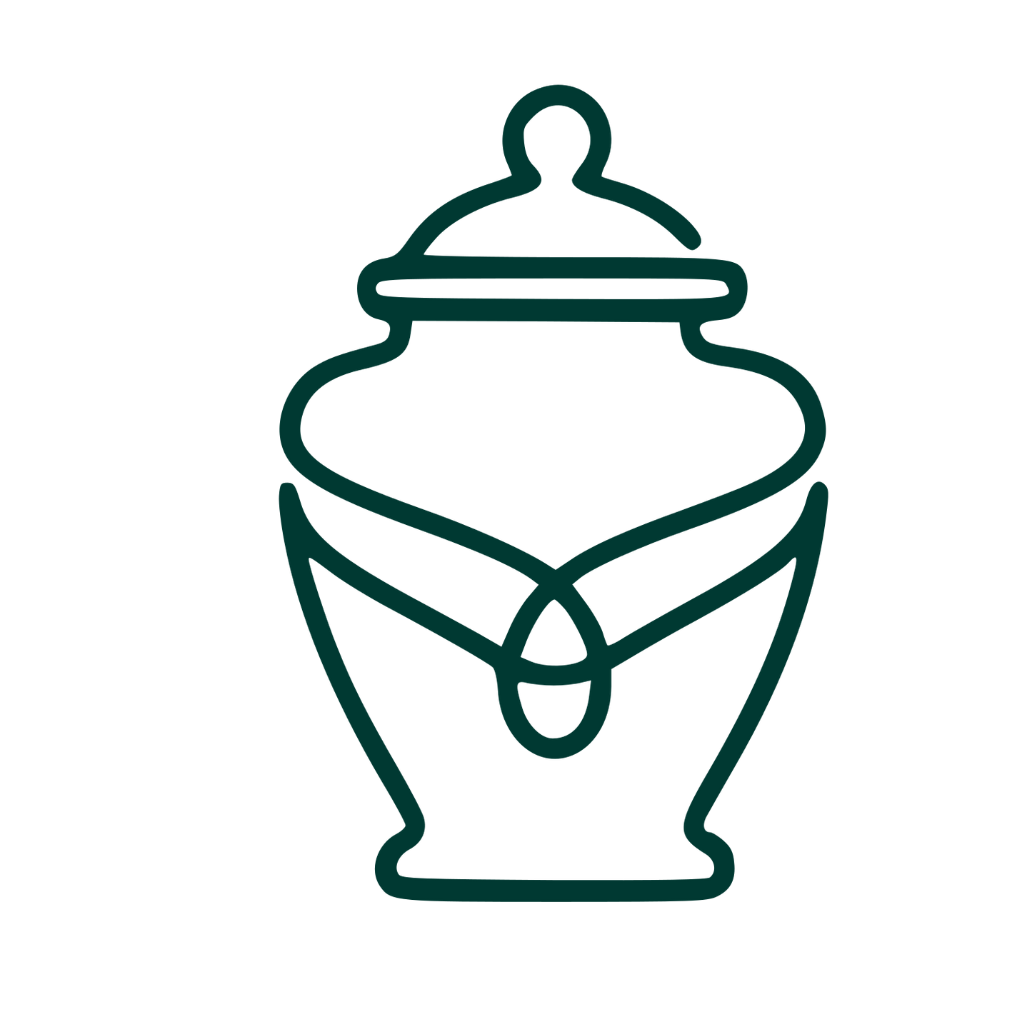 Monoline Urn Logo #003932
