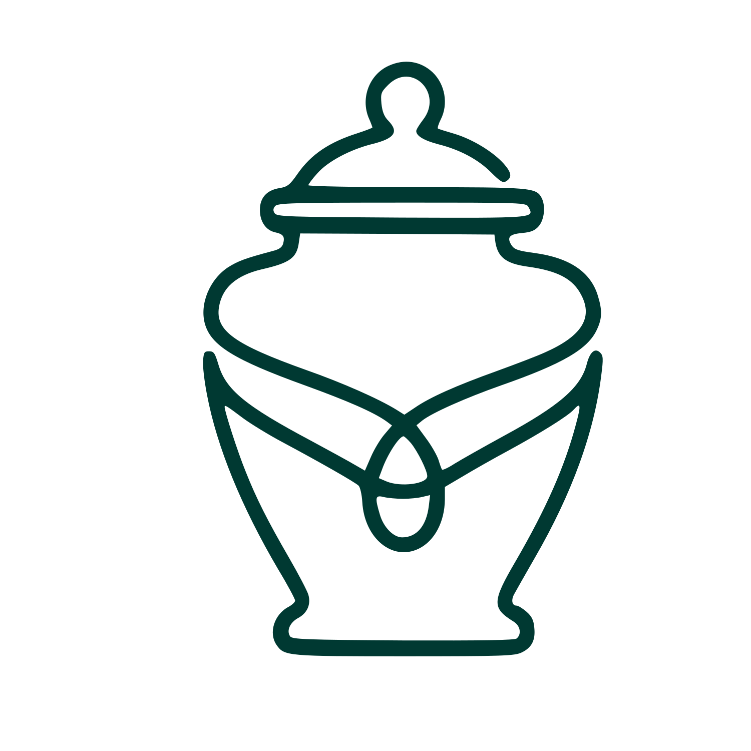 Monoline Urn Logo #003932