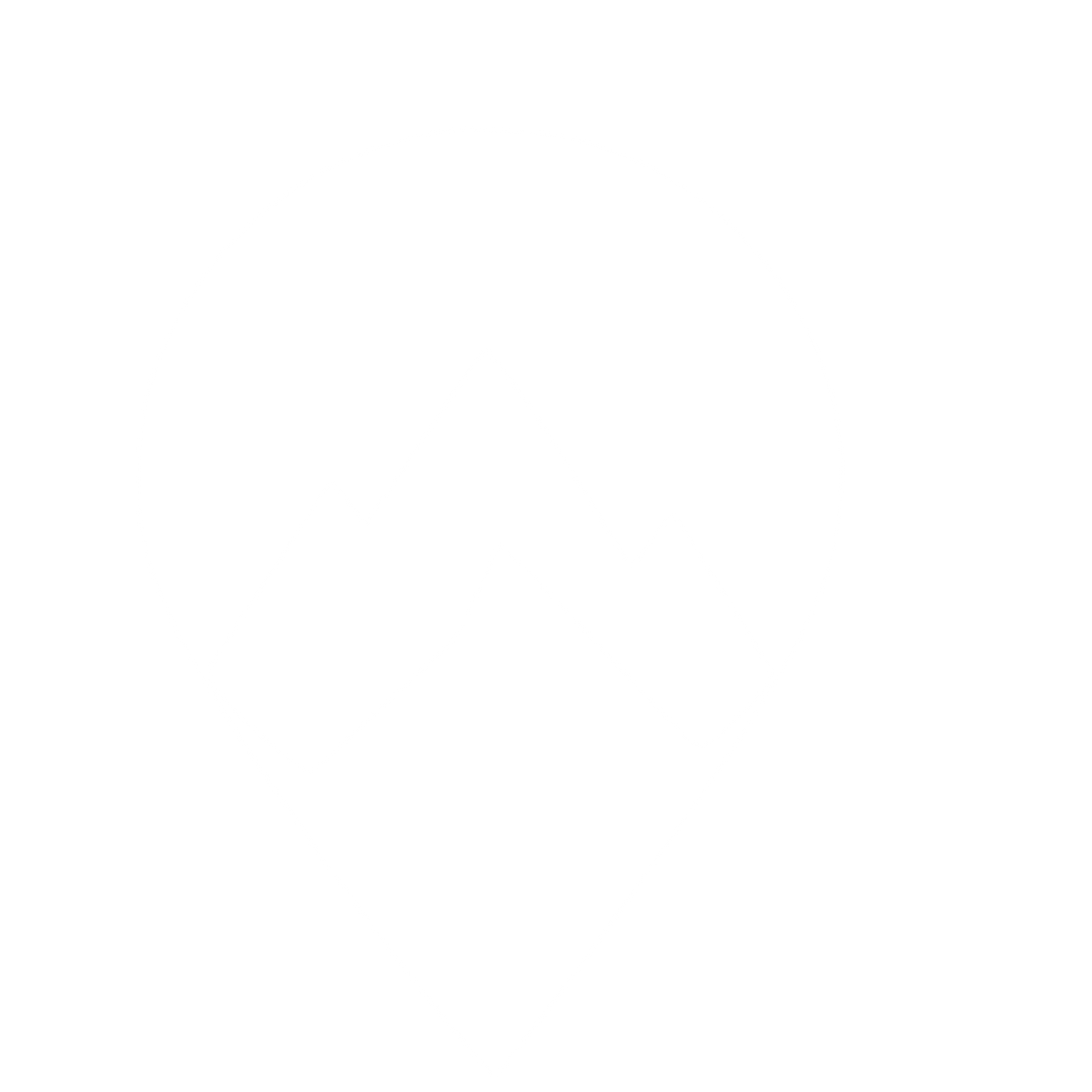 Mountain Map Pin Logo #ffffff