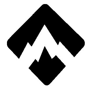 Negative Space Mountain Logo
