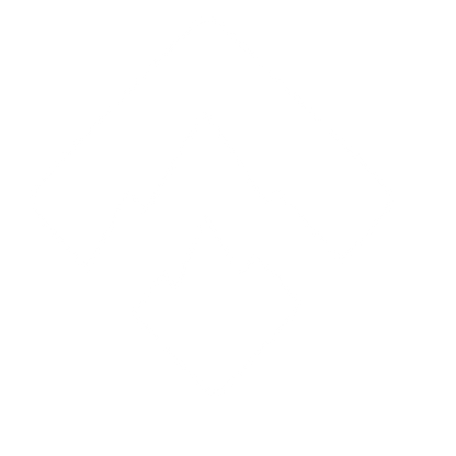 Negative Space Mountain Logo #ffffff