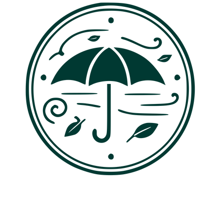Umbrella Storm Badge Logo #003932
