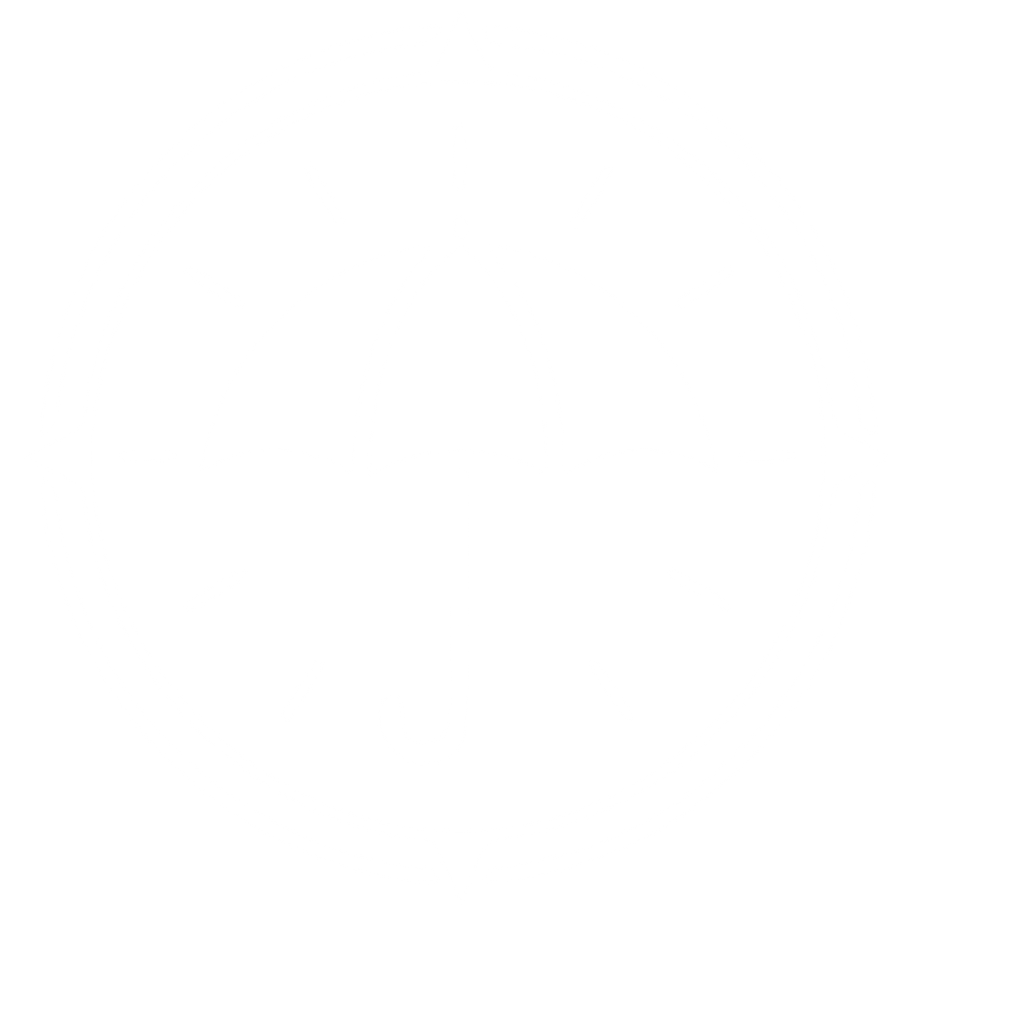 Umbrella Compass Badge Logo #ffffff