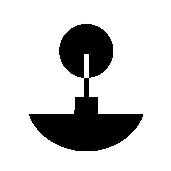 Bauhaus Incense Holder Logo