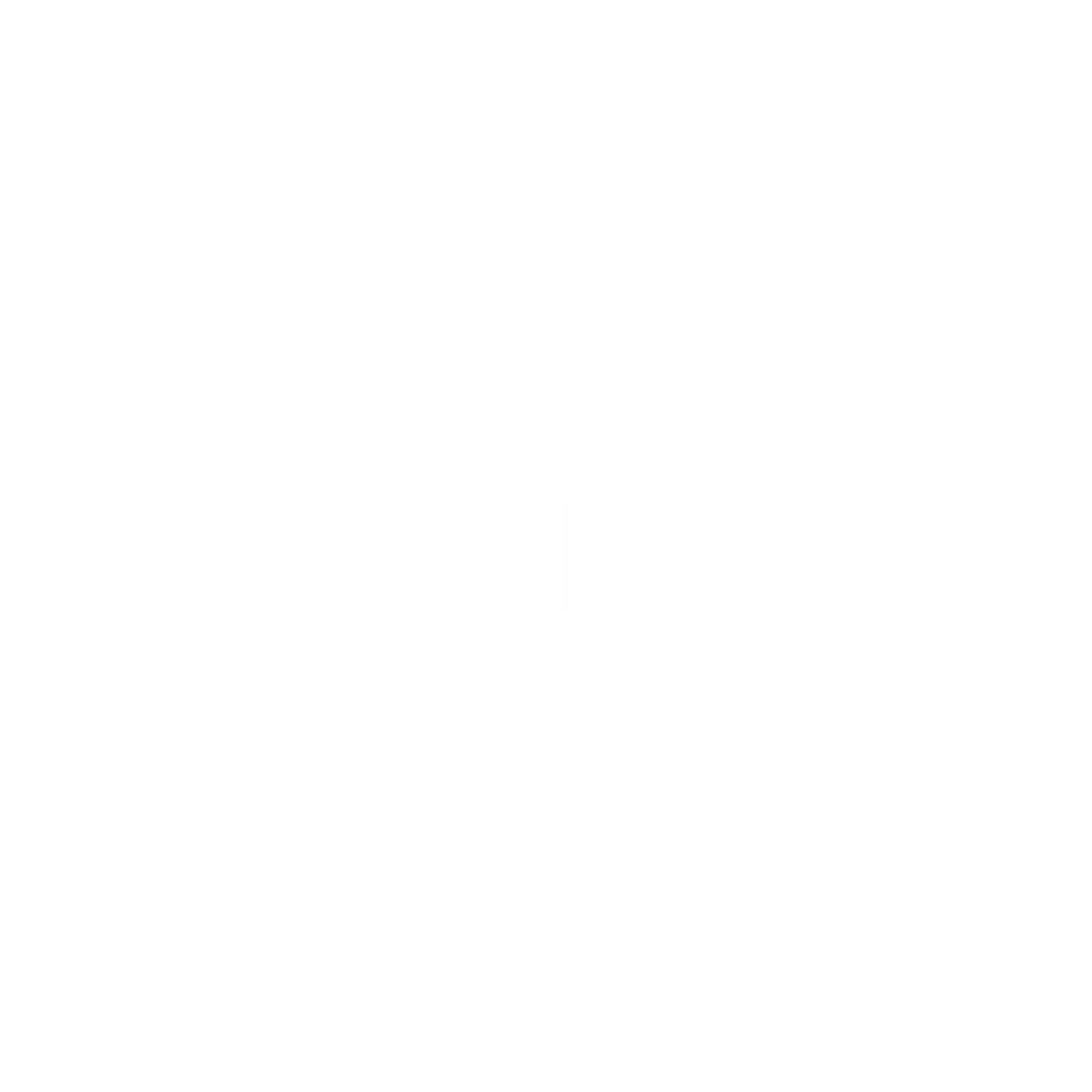 Bauhaus Incense Holder Logo #ffffff