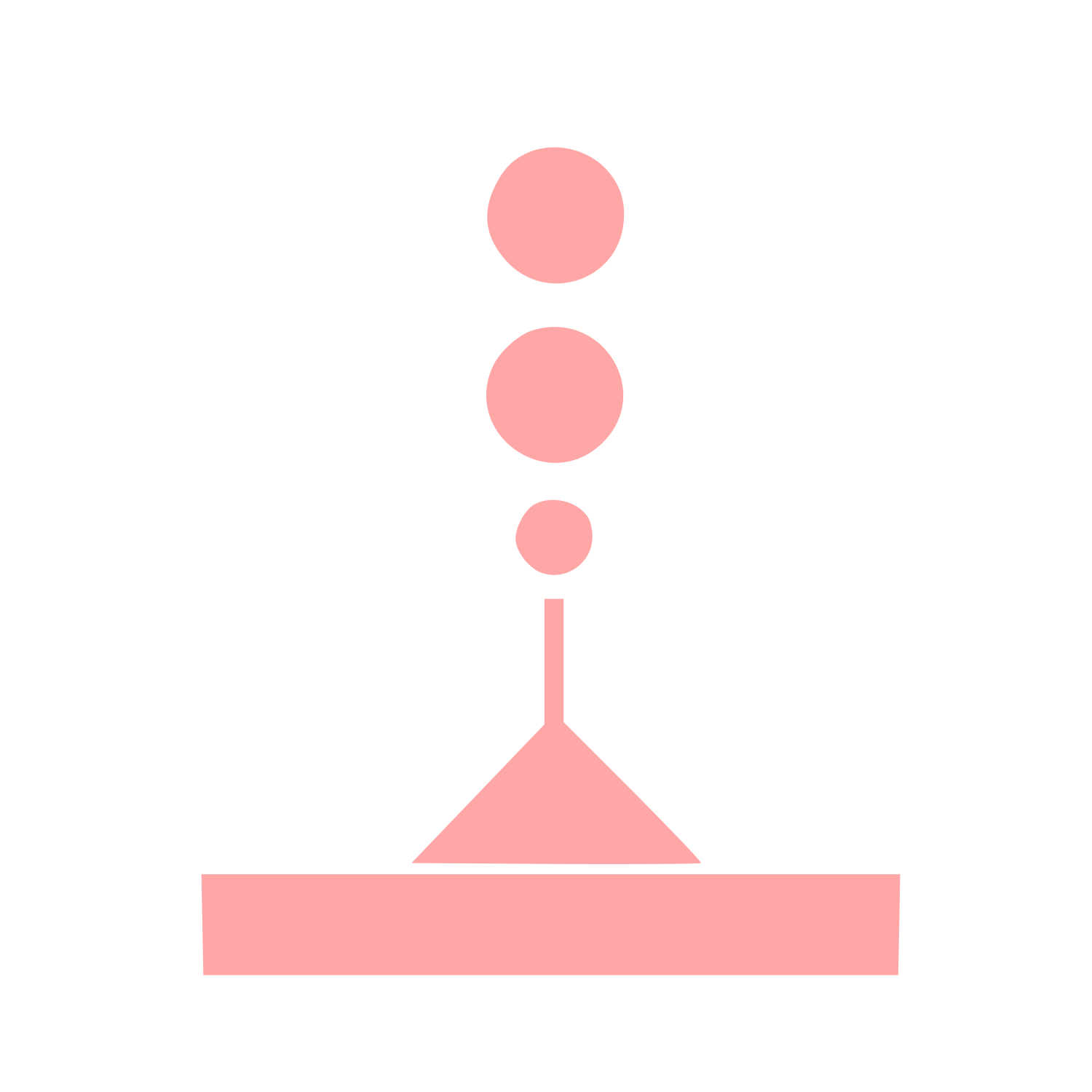 Bauhaus Incense Stick Logo #ffa6a6