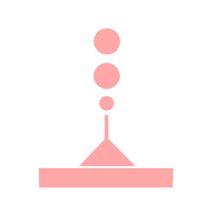 Bauhaus Incense Stick Logo #ffa6a6