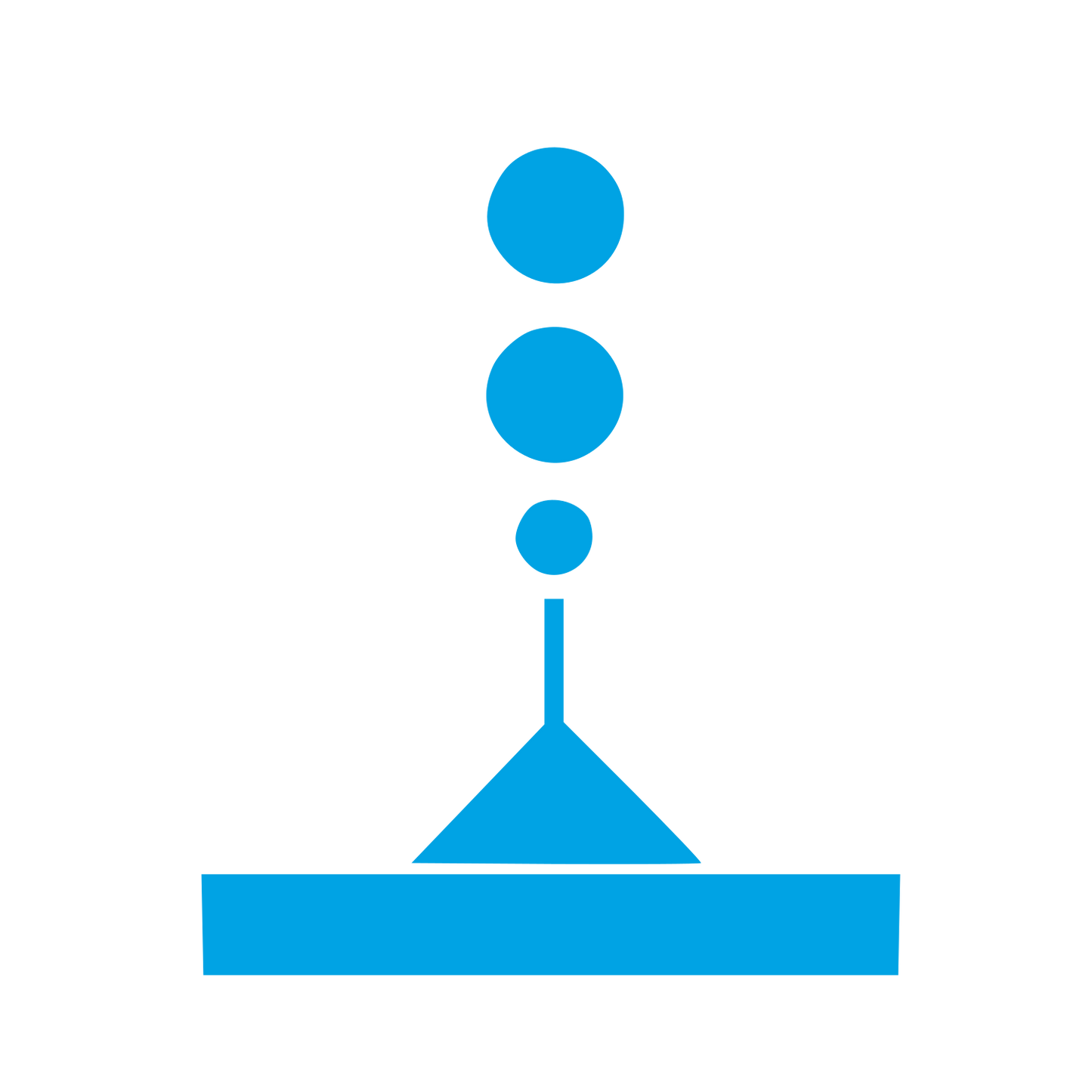 Bauhaus Incense Stick Logo #00a3e4