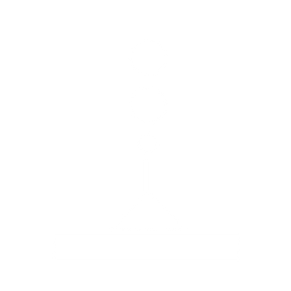 Bauhaus Incense Stick Logo #ffffff