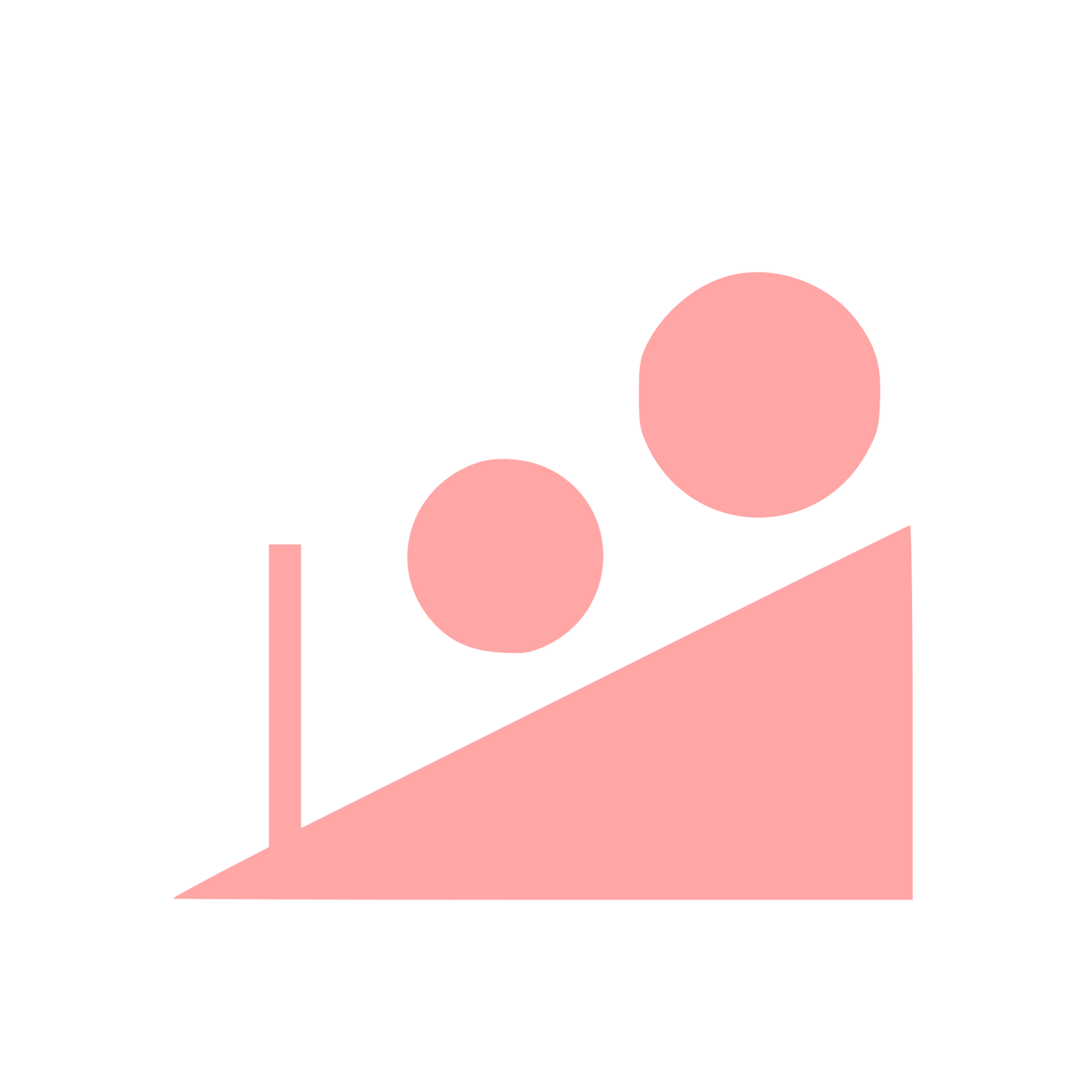 Bauhaus Incense Slope Logo #ffa6a6