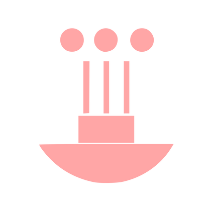 Bauhaus Incense Burner Logo #ffa6a6
