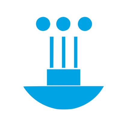 Bauhaus Incense Burner Logo #00a3e4