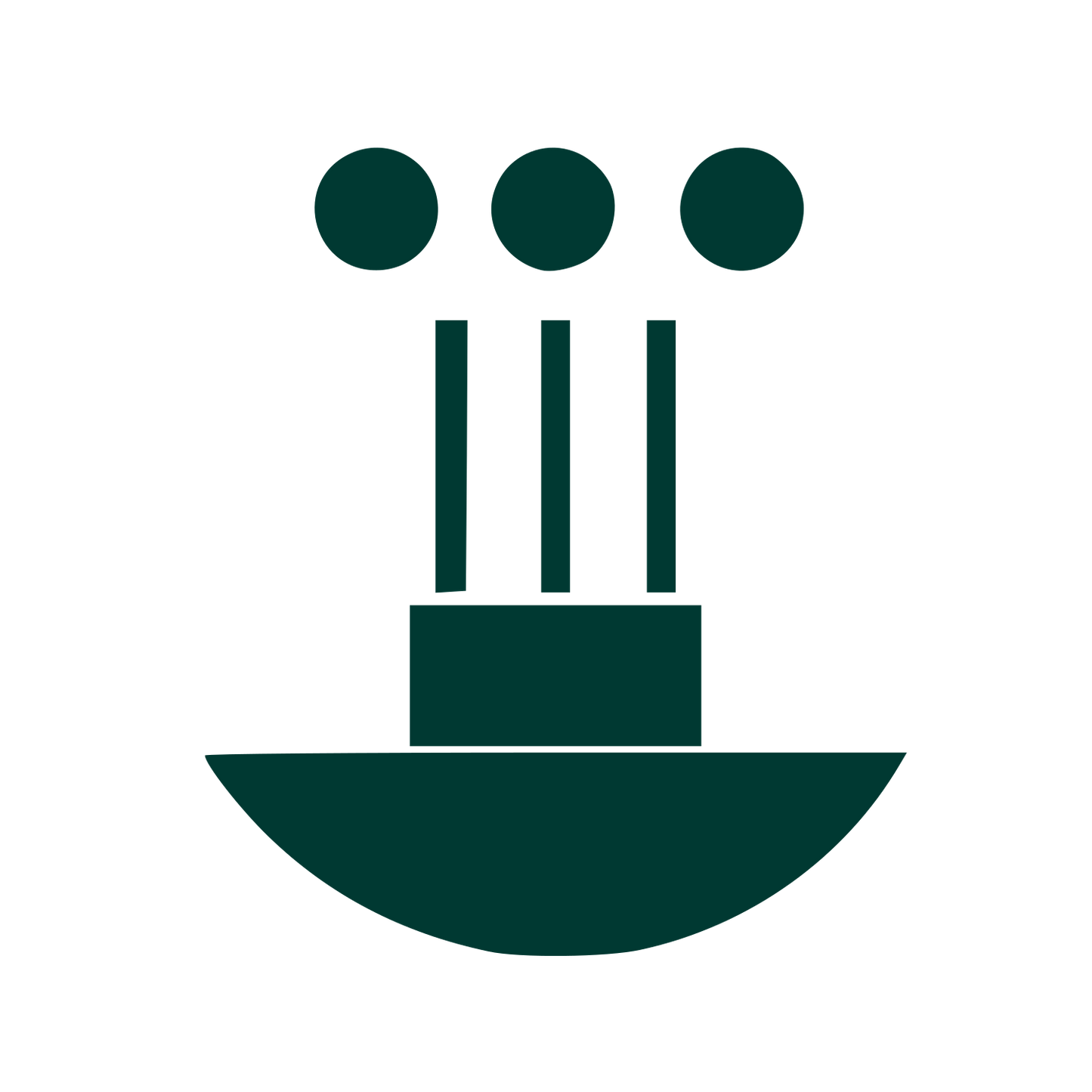 Bauhaus Incense Burner Logo #003932