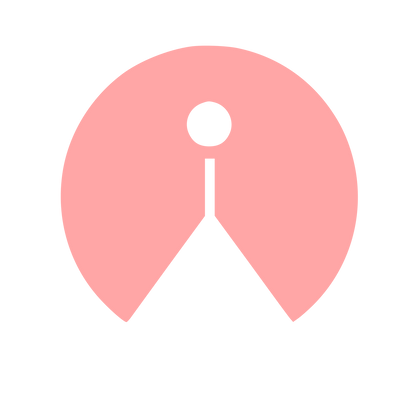 Incense Smoke Circle Logo #ffa6a6