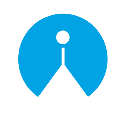 Incense Smoke Circle Logo #00a3e4