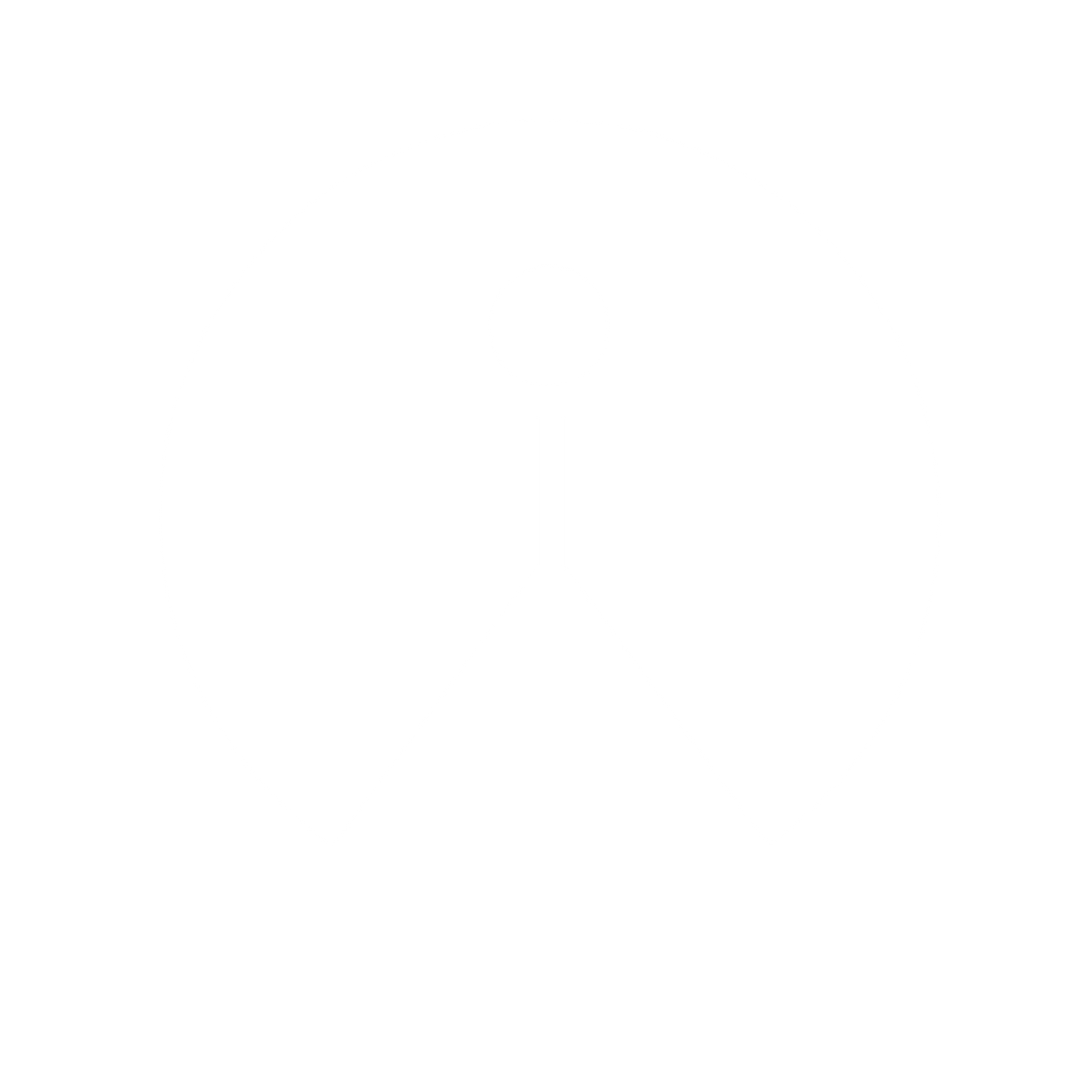 Incense Smoke Circle Logo #ffffff