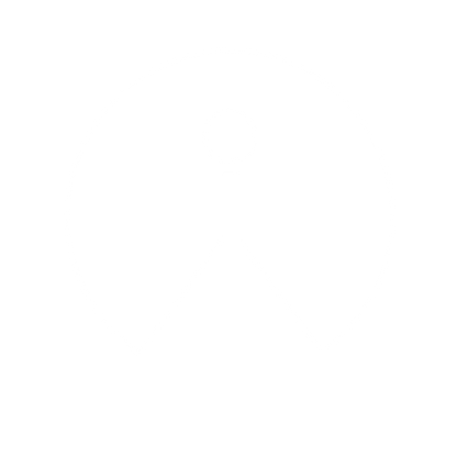 Incense Smoke Circle Logo #ffffff
