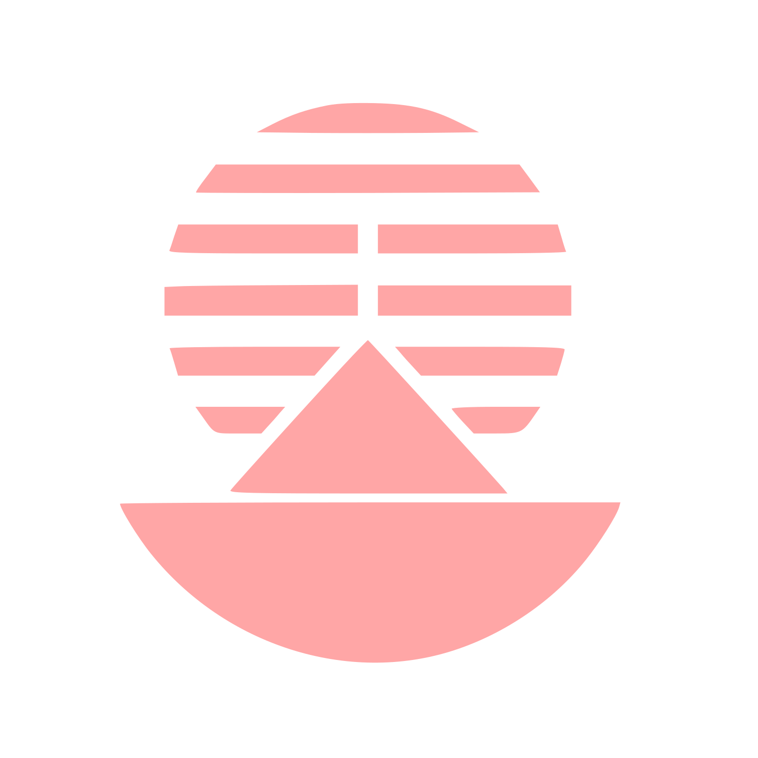 Bauhaus Incense Mountain Logo #ffa6a6