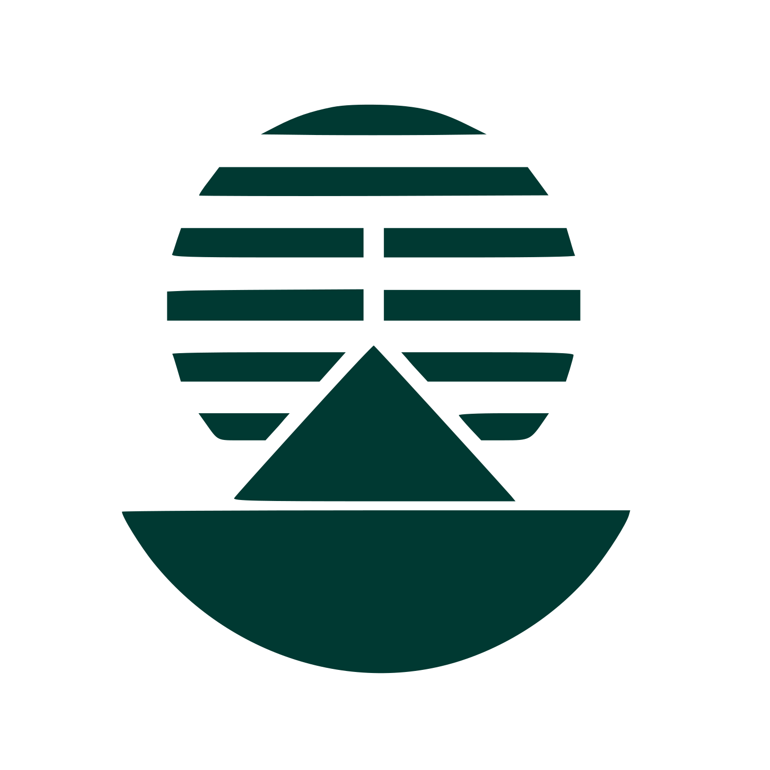 Bauhaus Incense Mountain Logo #003932