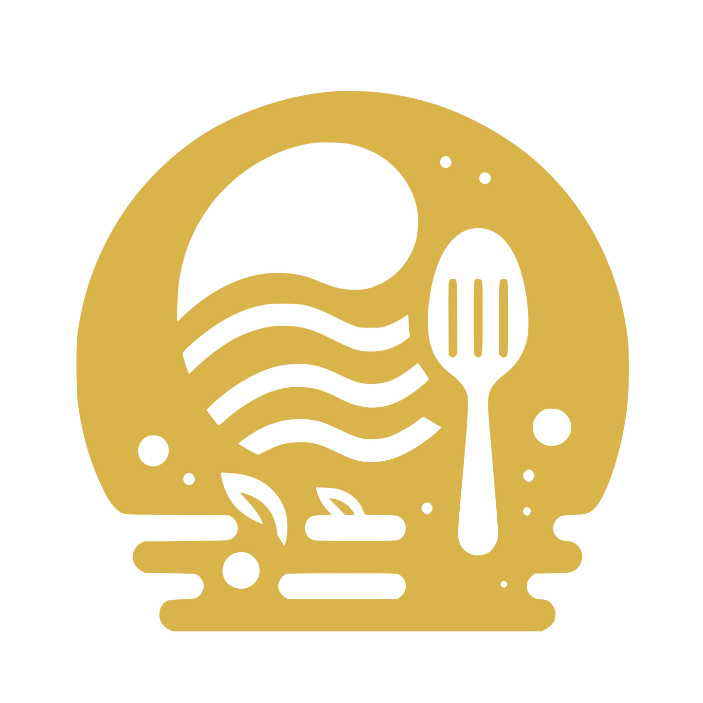 Culinary Services Logo #D9B44A