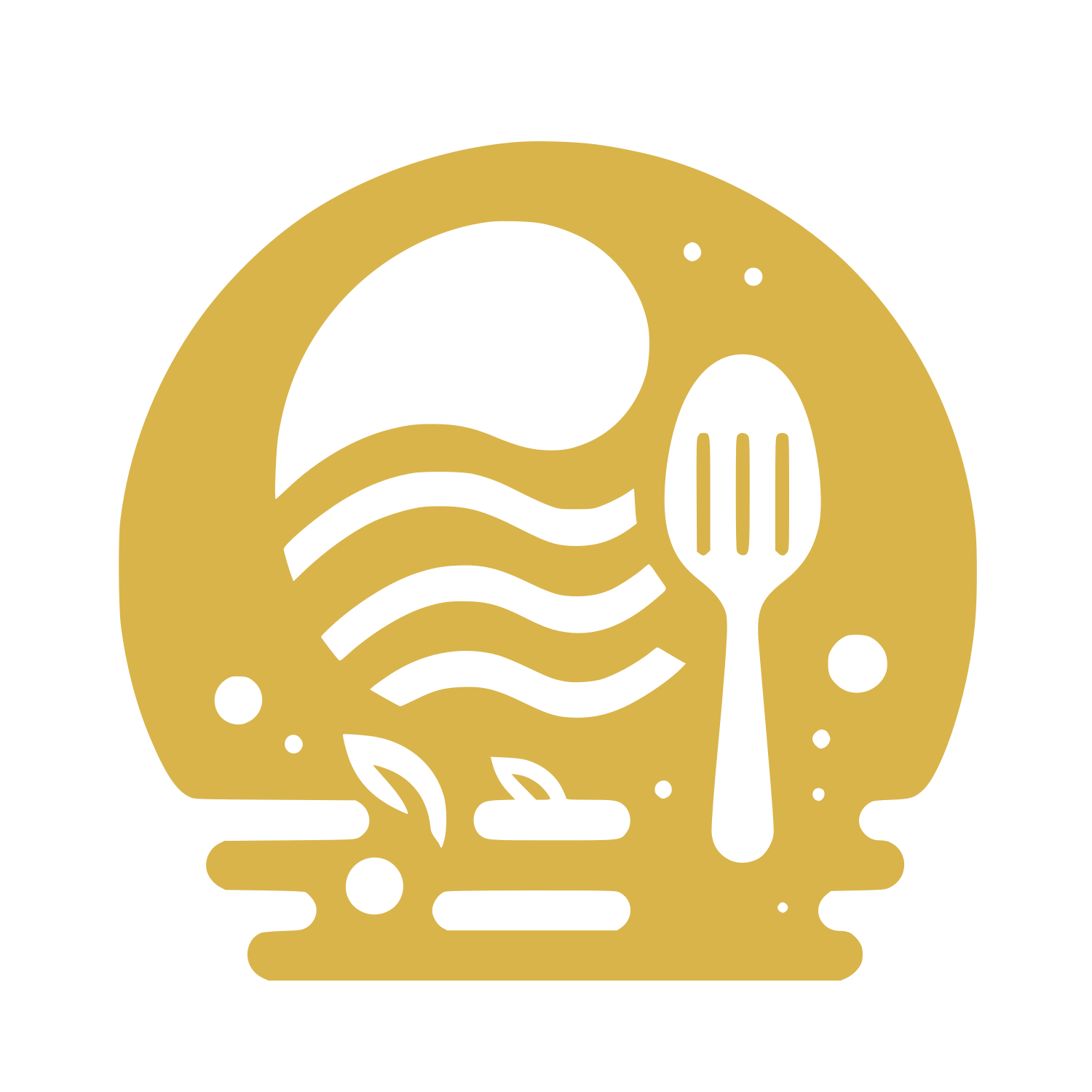 Culinary Services Logo #D9B44A