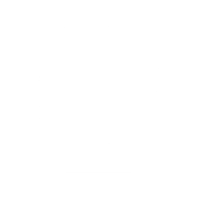 Brutalist Light Bulb Logo #ffffff