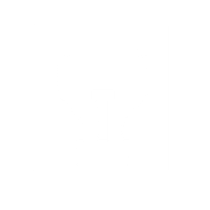 Pixel Brutalist Light Bulb Logo #ffffff