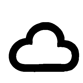 Hand-Drawn Cloud Logo