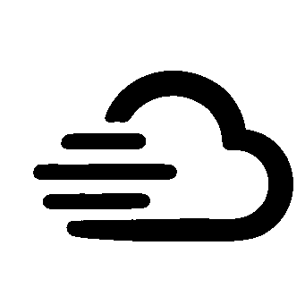 Windy Cloud Hand-Drawn Logo