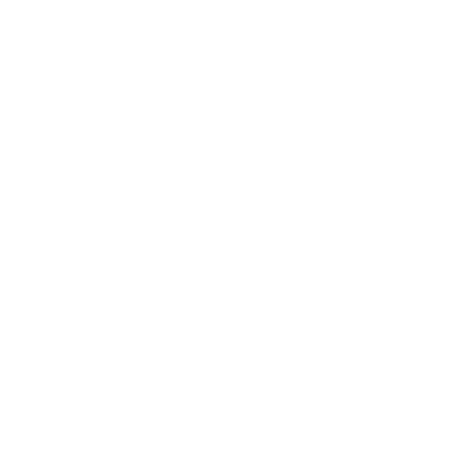 Cloud Infinity Symbol Logo #ffffff