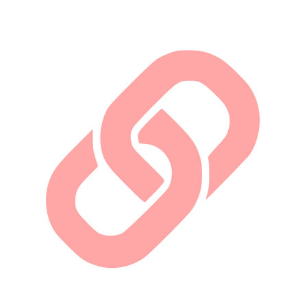 Chain Link Logo #ffa6a6
