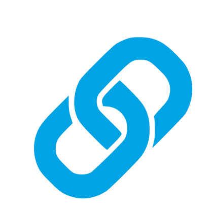 Chain Link Logo #00a3e4