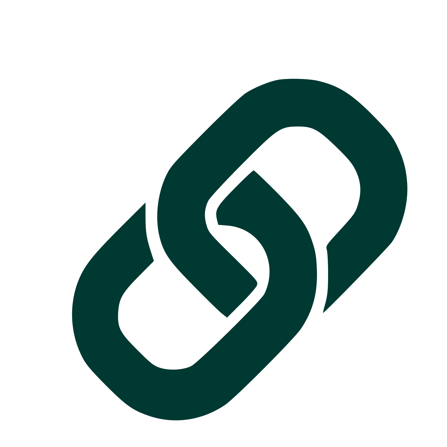 Chain Link Logo #003932