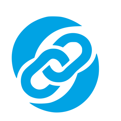 Chain Link Circle Logo #00a3e4