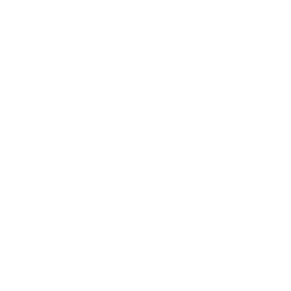 Chain Link Circle Logo #ffffff